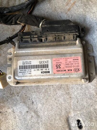 Блок управления двигателем на Kia spectra 2008