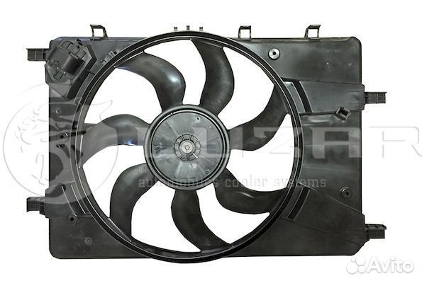 Вентилятор охлаждения радиатора Cruze 09- с кожух