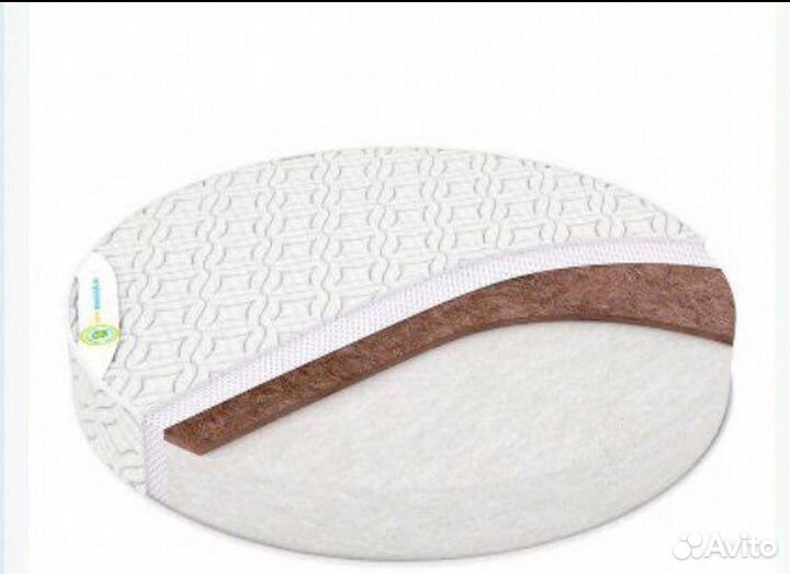 Матрац для круглой детской кроватки
