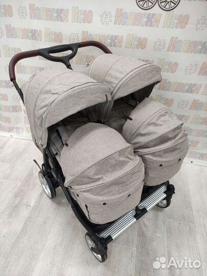 Коляска для двойни Carrello Connect