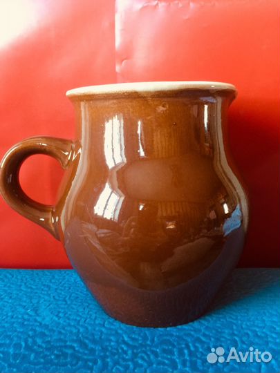 Кувшин керамический глазурованный СССР