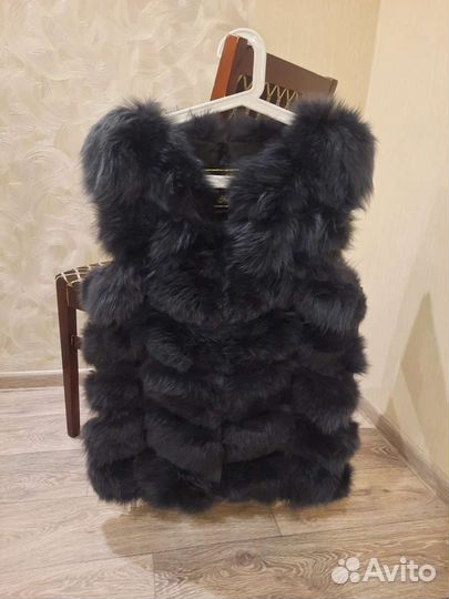 Меховая жилетка писец натуральный