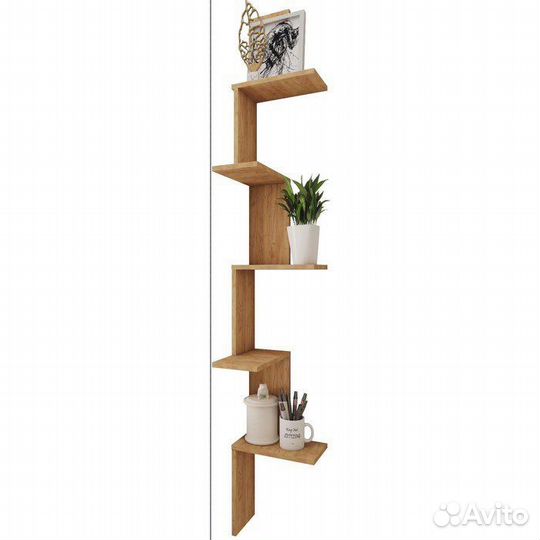 Новая полка настенная угловая