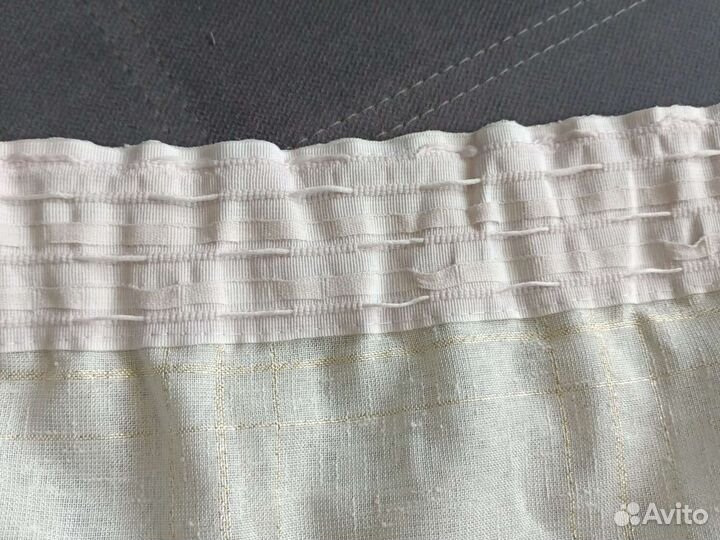 Тюль,занавеска под лён,готовая 170215