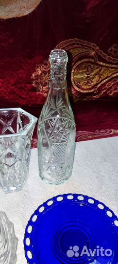 Посуда Ваза СССР Текстиль Цена за все