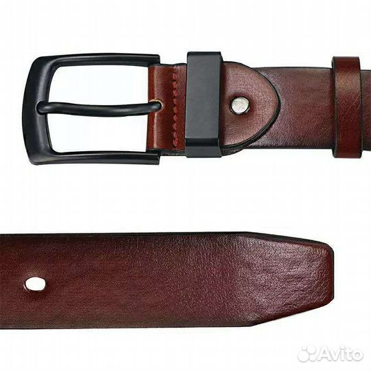 Кожаный ремень мужской