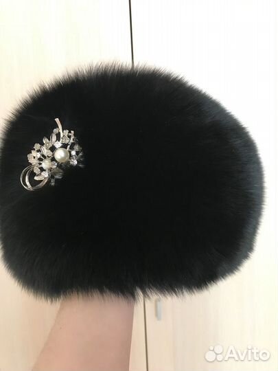 Шапка из меха песца