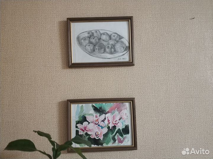 Интерьерная картина, рисунок в рамке