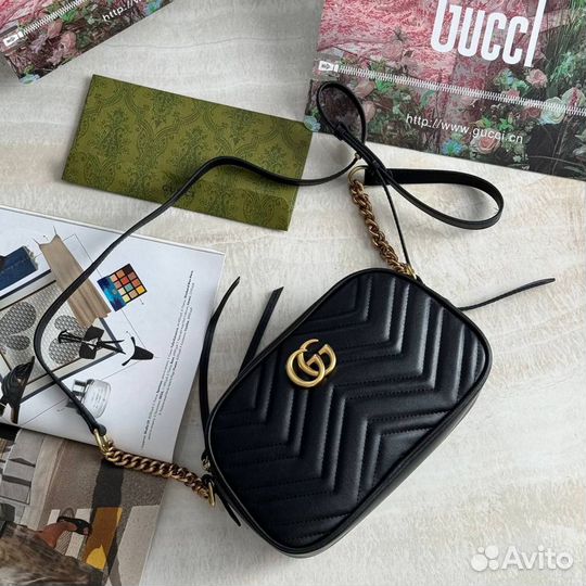 Сумка женская натуральная кожа gucci