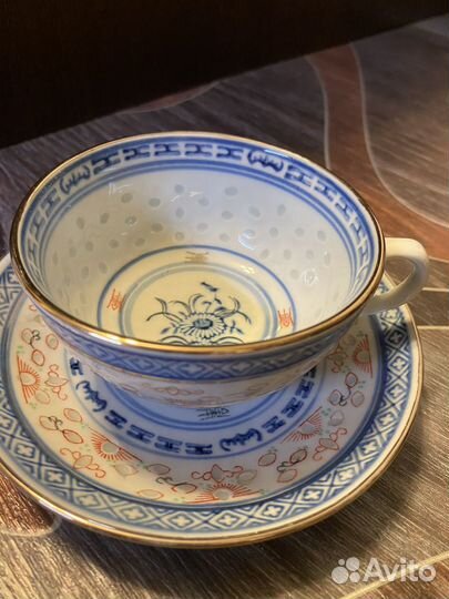 Рисовый фарфор Китай Винтаж