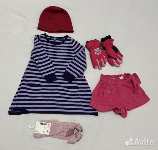 Детские вещи на девочку 1,5-2 года пакетом