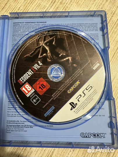 Resident evil 4 ps5 диск