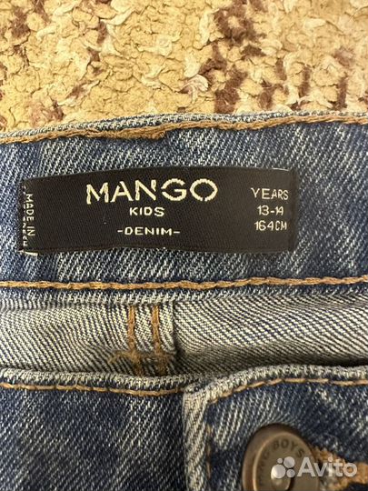 Джинсовые шорты mango kids