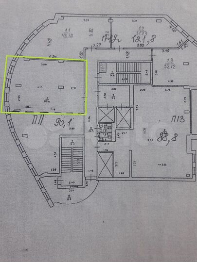 Офис 47 м² в бц 