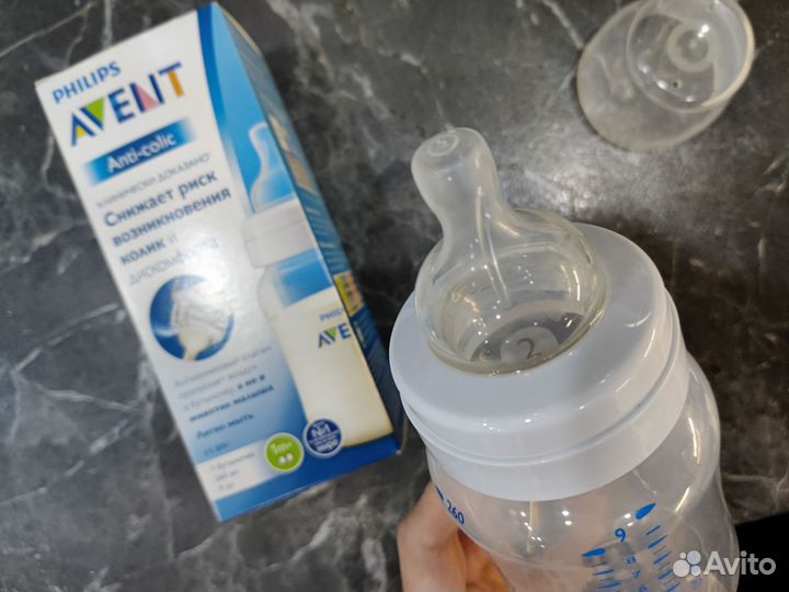 Бутылочка philips avent антиколиковая