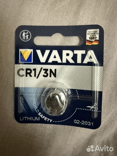 Батайрека Varta CR1/3N