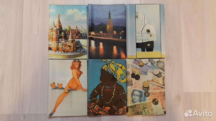 Обложка на паспорт с принтом