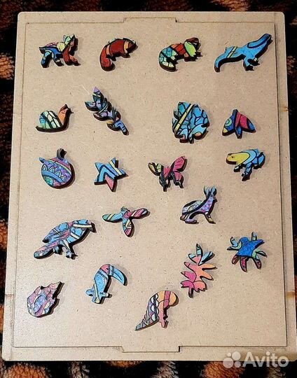 Деревянные пазлы 