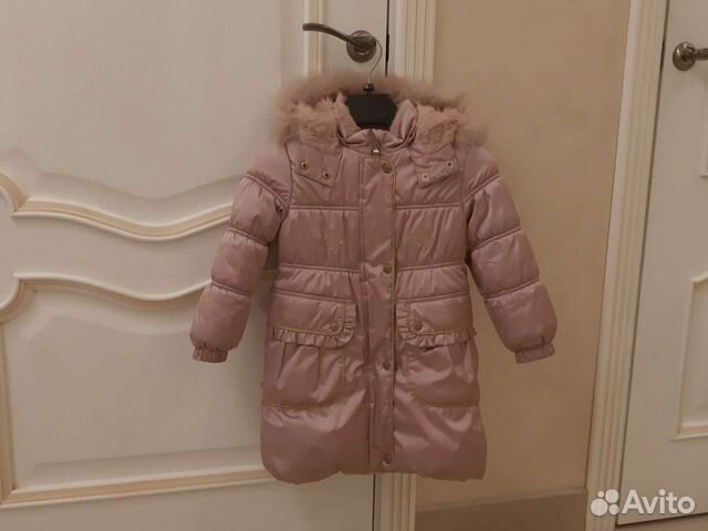 Зимнее пальто для девочки Kerry lux р.104