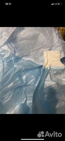 Хирургический одноразовый халат