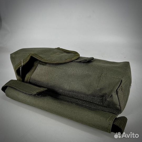 Подсумок для 2-х магазинов ак+роп левый, олива