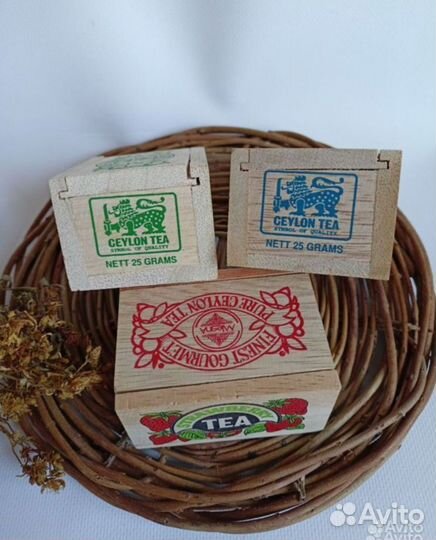 Деревянные коробки для чая