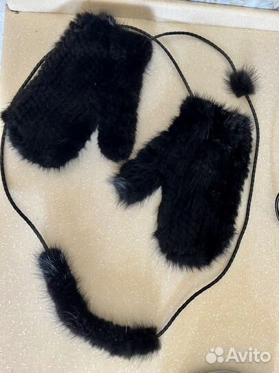 Норковые варежки