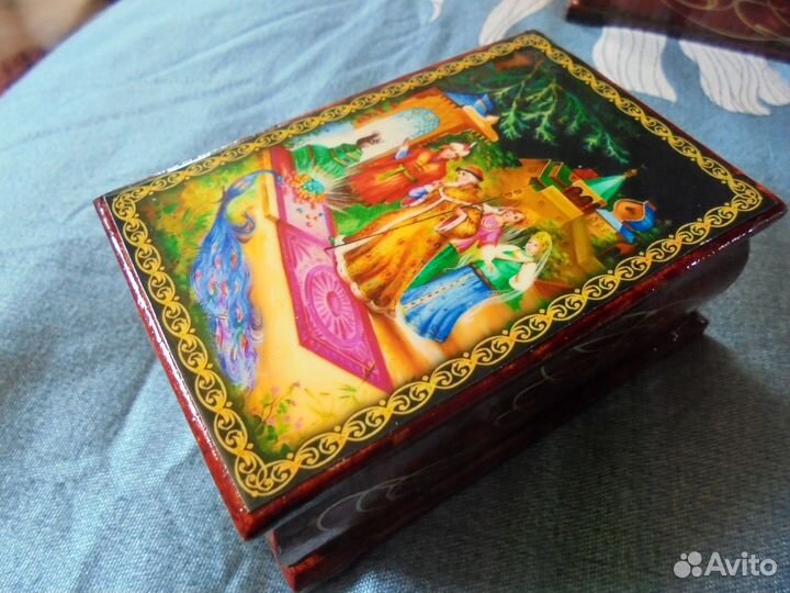 Шкат копирайт Мстёрская лаковая миниатюра Владимир