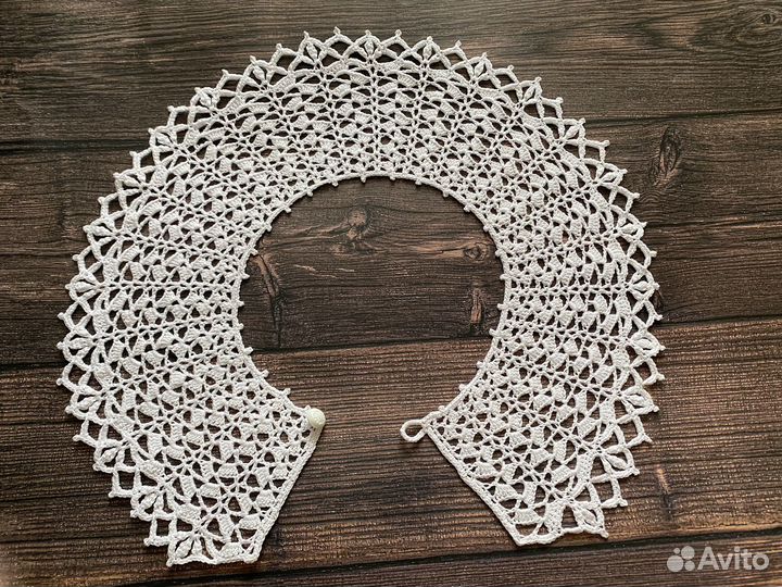 Воротник крючком