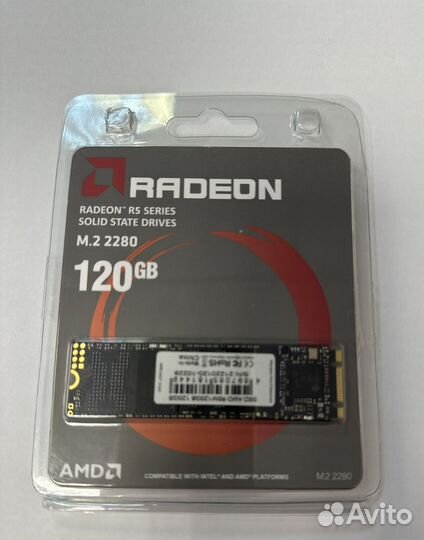SSD диск AMD Radeon M2 2280 120 gb