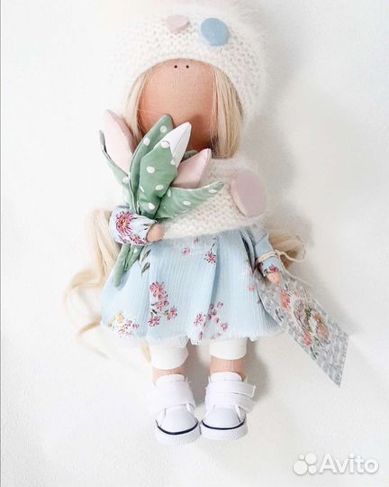 Интерьерная кукла ручной работы