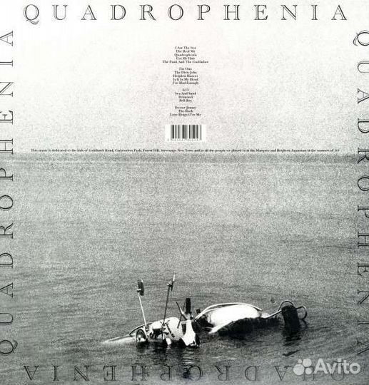 Виниловая пластинка Who, The, Quadrophenia