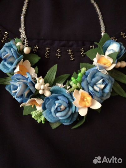 Колье и браслет (ручная работа)