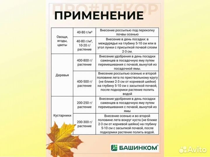 Пробиогранулы pgpr Осенние