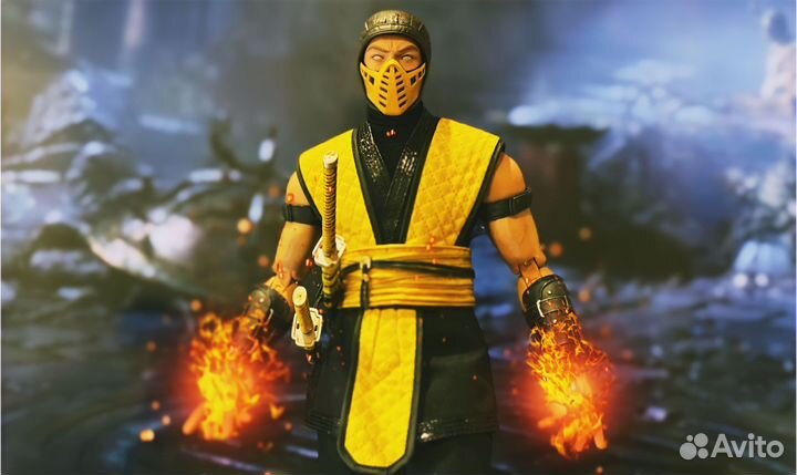 Storm mortal kombat 11 scorpion 1/6 hot toys