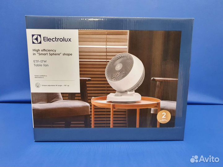 Вентилятор Electrolux ETF-17E настольный новый