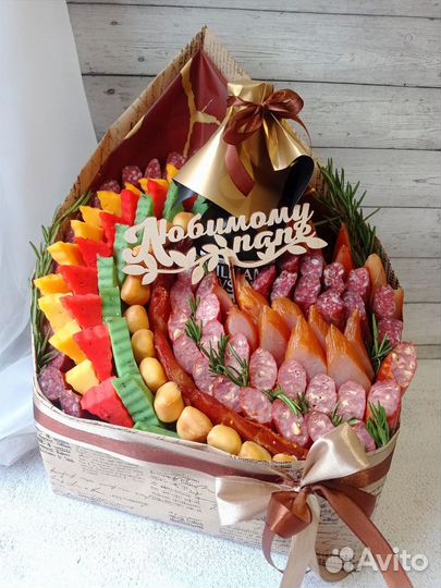 Съедобные букеты для мужчин/папы/брата/сына