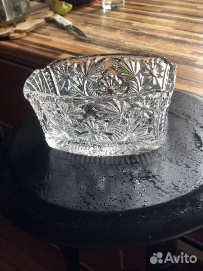Салатник хрустальный