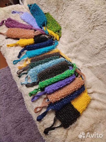 Мочалка ручной работы