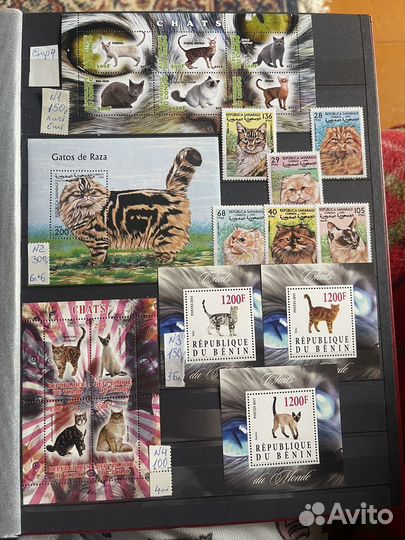 Марки тему Кошки и собаки