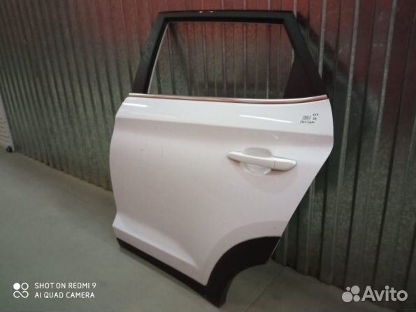 Хендай Туксон 3 Дверь задняя левая белая