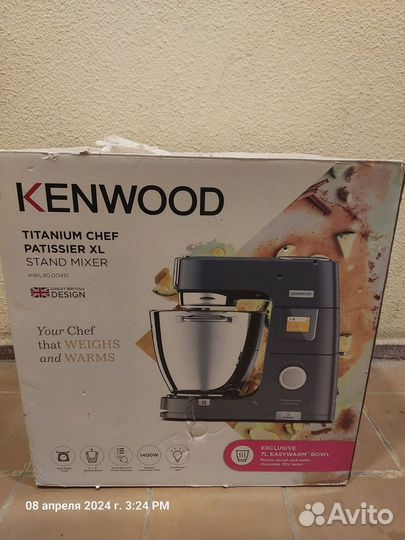 Кухонный комбайн Kenwood Titanium Chef Patiss XL