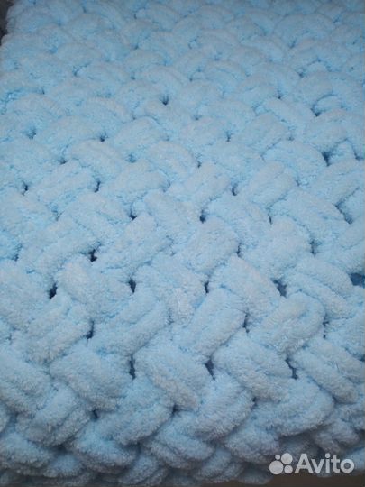 Плед вязаный