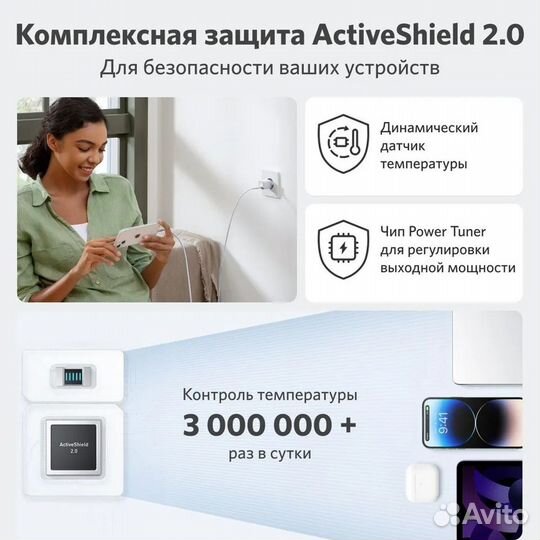 Новая зарядка Anker 511 30W Nano III белая