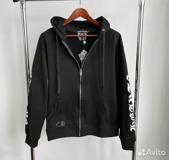 Худи Chrome Hearts черное