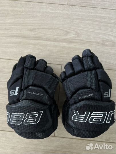 Краги хоккейные детские 9 Bauer Supreme 1S