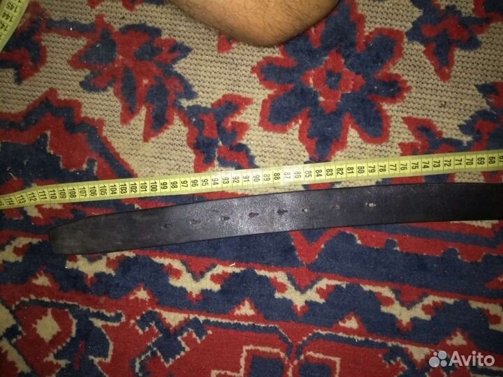 Мужской кожаный ремень