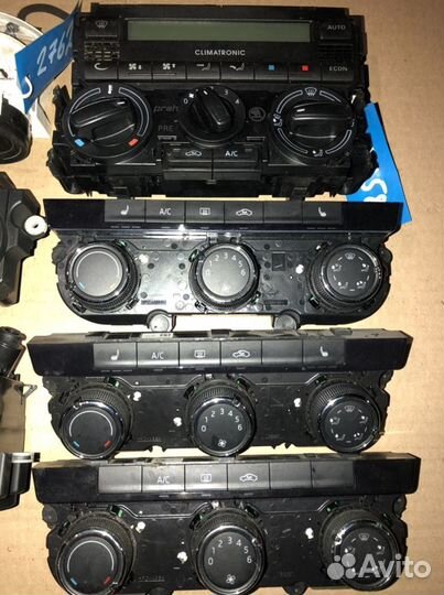 Блок управления отопителем Skoda