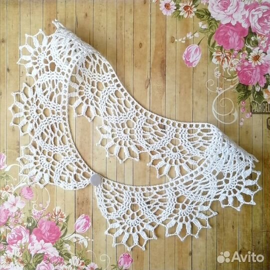 Вязаные воротнички