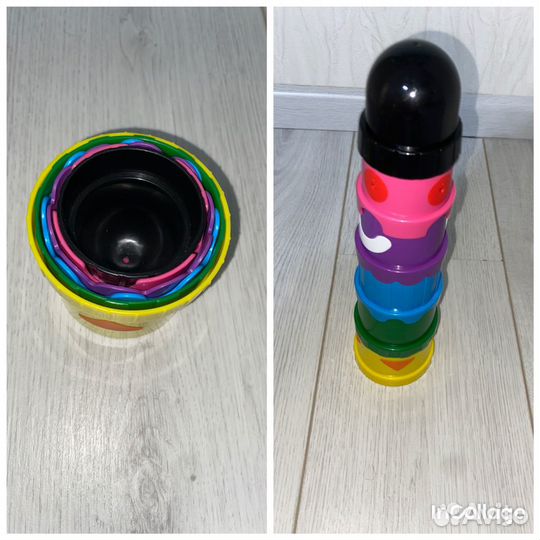 Пакет игрушек конструктор сортер пирамидка